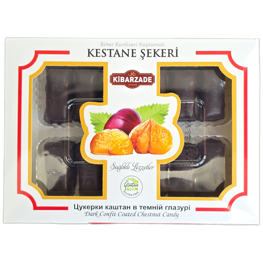 Цукерки Kibarzade Каштан у темній глазур 240 г 