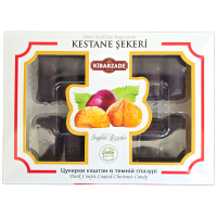 Цукерки Kibarzade Каштан у темній глазур 240 г 