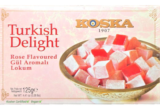 Рахат-лукум Koska трояндовий, упаковка 125г 