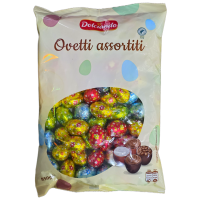 Шоколадні цукерки яйця асорті Dolciato Ovetti Італія 