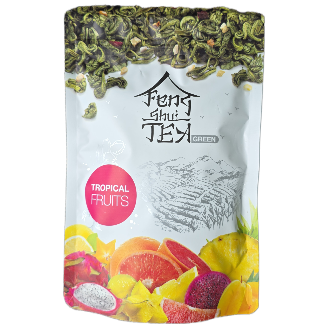 Чай зелений  Feng Shui  тропічні фрукти 80 г Китай 