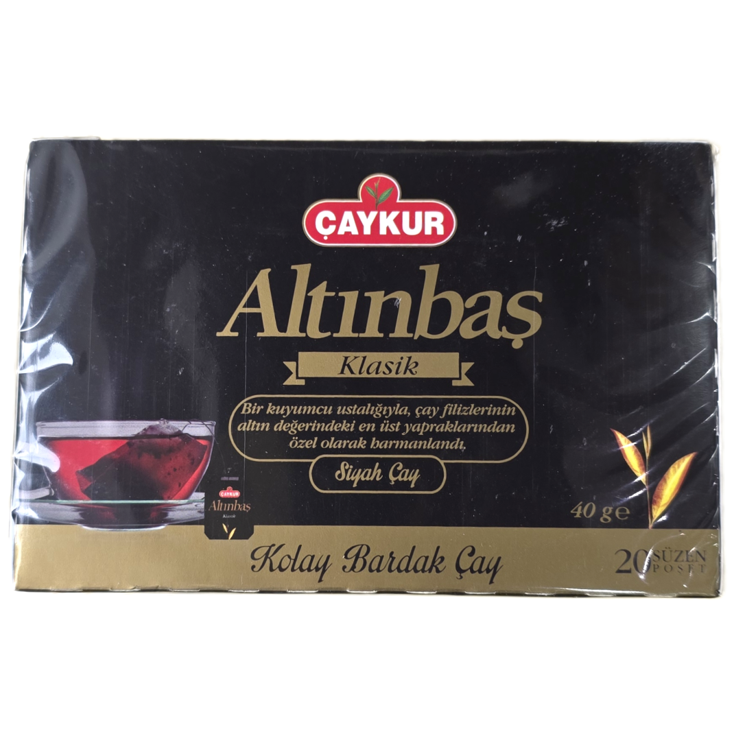 Чай Caykur Altinbas Klasik пакетований чорний  упаковка 40г