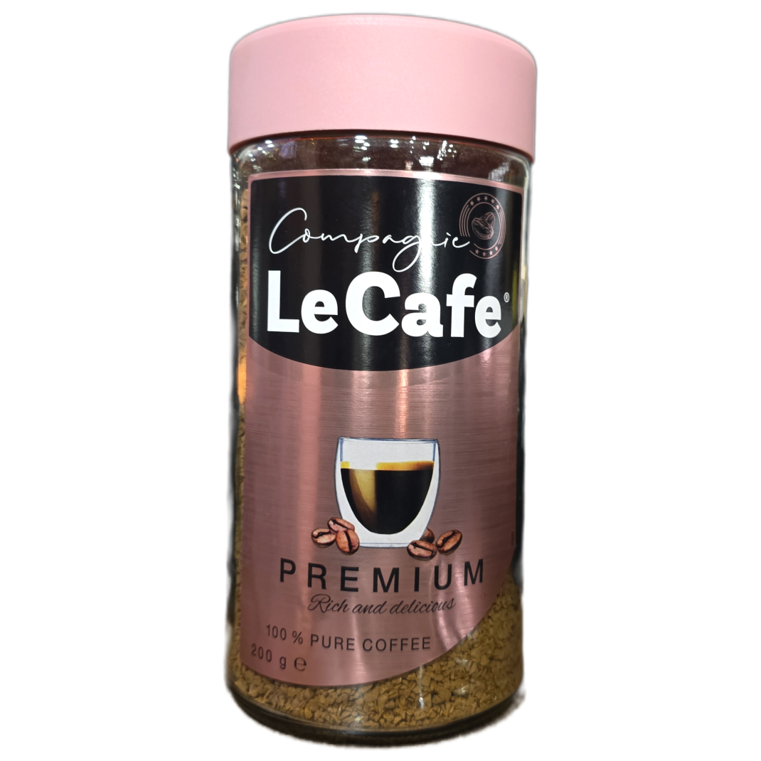Кава розчинна Le Cafe Premium 200г скло