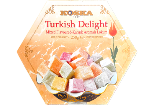 Рахат-лукум Koska фруктовий, упаковка 250г 