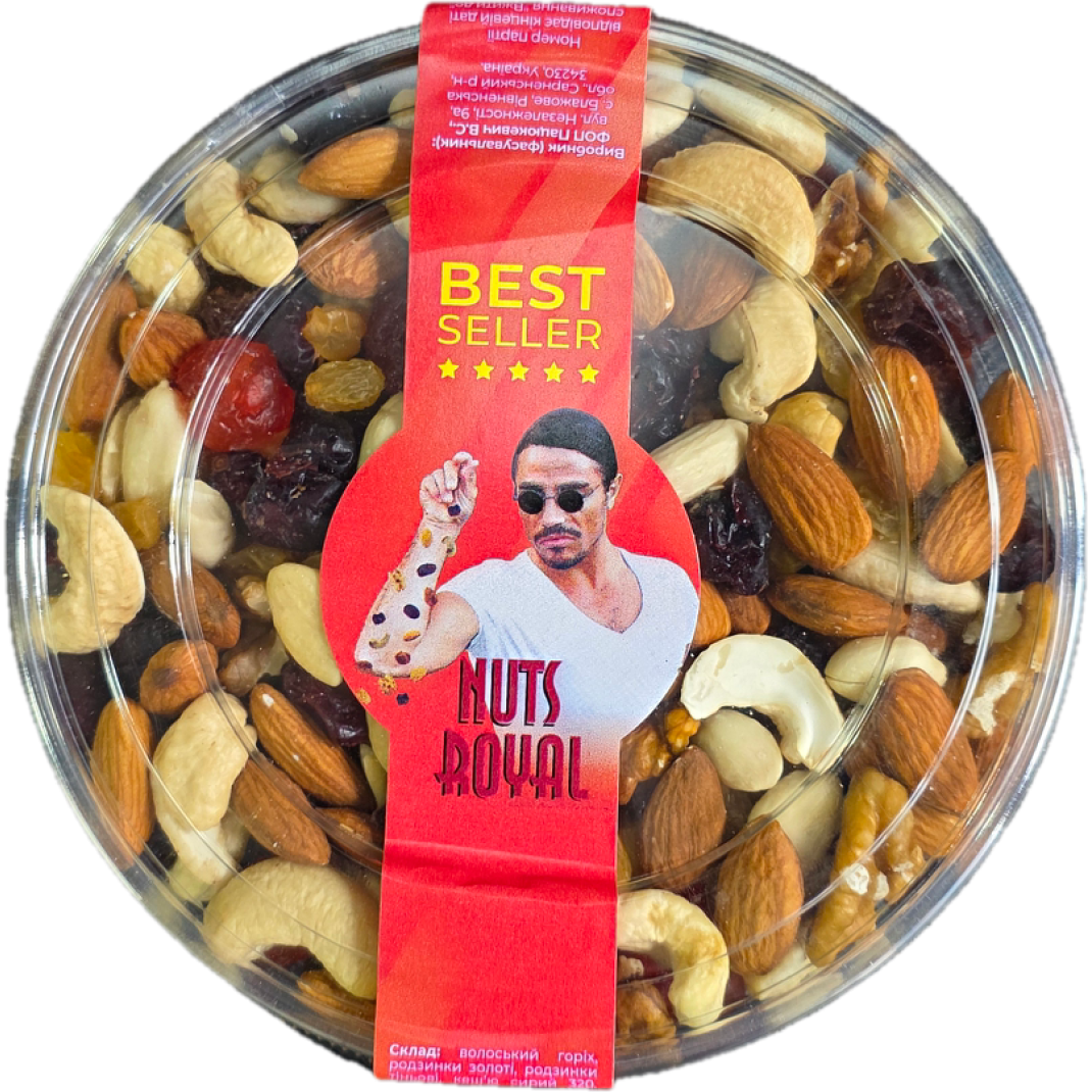 Суміш горіхів Nuts Royal  упаковка 200г 
