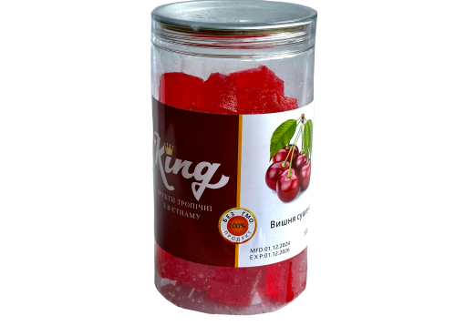 Мармелад  кубик вишня King 500 г