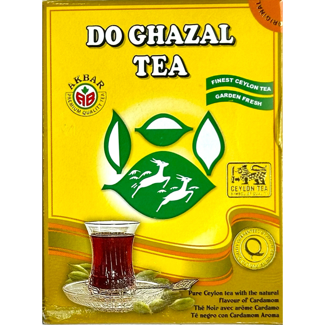 Чорний чай Akbar Do Ghazal tea Cardamon 500г упаковка