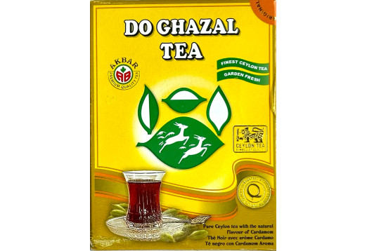 Чорний чай Akbar Do Ghazal tea Cardamon 500г упаковка