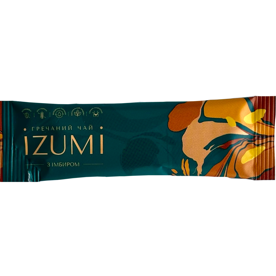 Гречаний чай з імбирем IZUMI в стіках 5г
