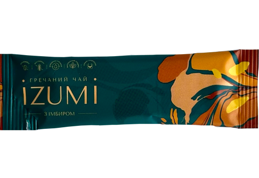 Гречаний чай з імбирем IZUMI в стіках 5г