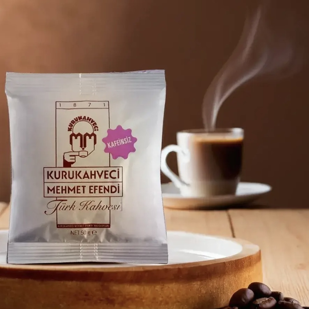 Турецька кава без кофеїну 50 грам Mehmet Efendi