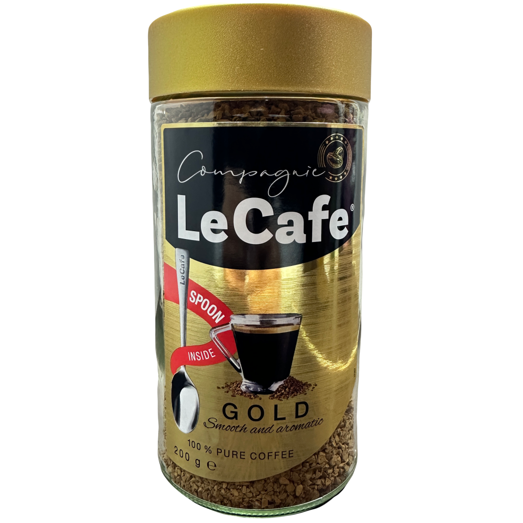 Кава розчинна Le Cafe Gold 200г скло, шт