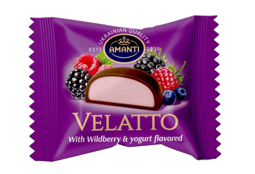 Цукерки VELATTO зі смаком лісових ягід Аманті 