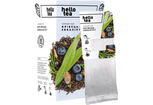Чай “hello tea” ялівець-евкаліпт  пакетований