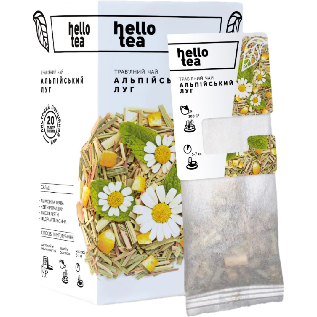 Чай «hello tea”  альпійський луг  пакетований