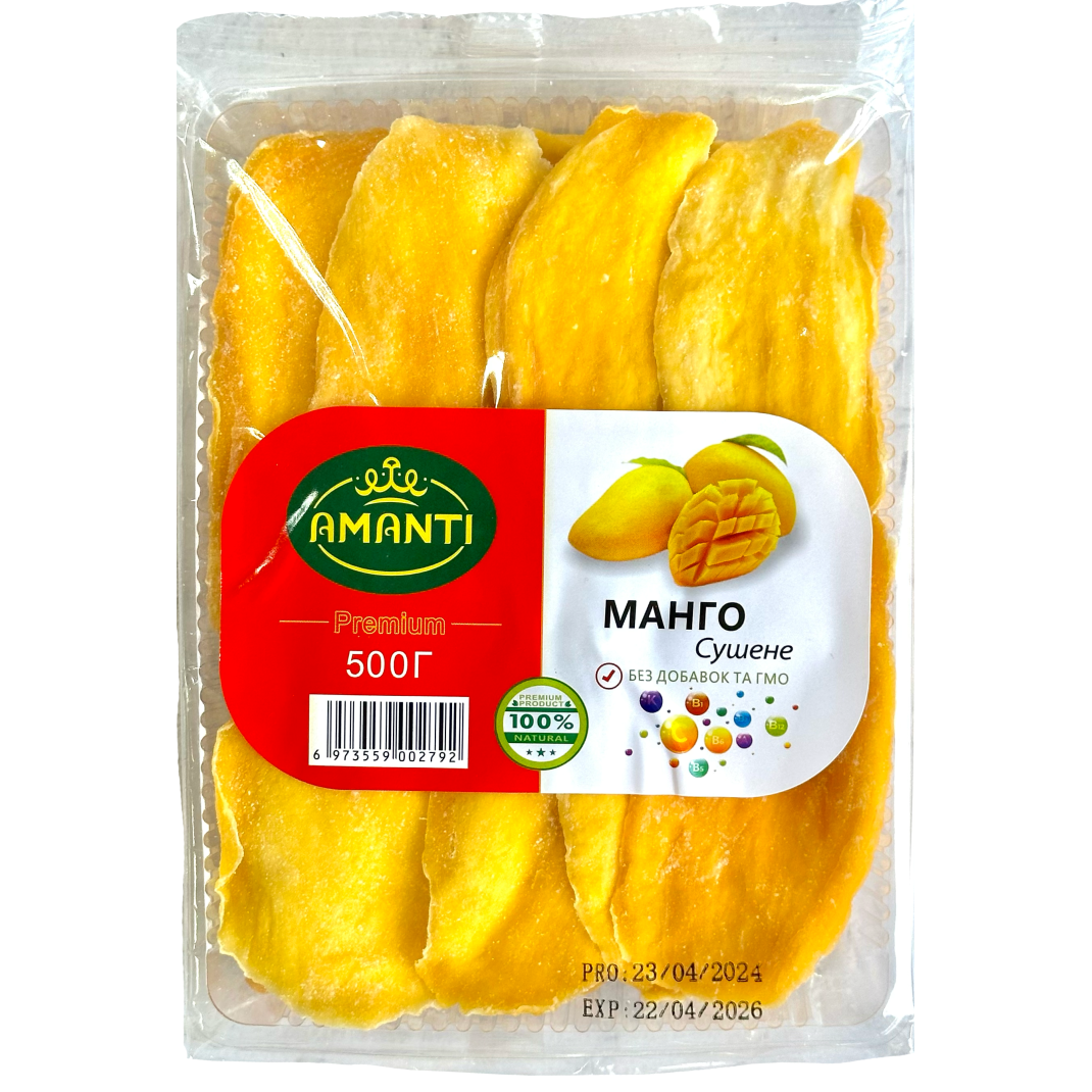 Манго сушене Amanti 500 г