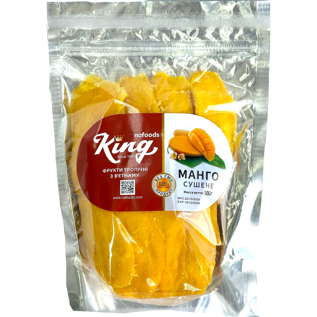 Манго сушене King 500 г