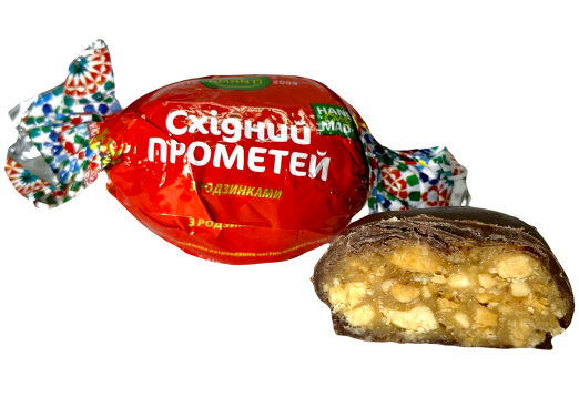 Цукерки Аманті Грильяж Східний Прометей з родзинками 