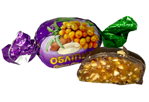 Цукерки Аманті Фруктовий Грильяж Обліпиха 