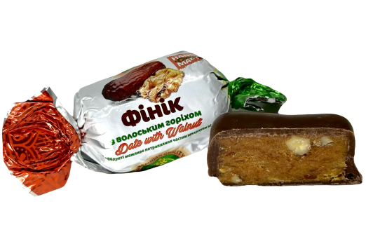 Цукерки Аманті Фінік з волоським горіхом 