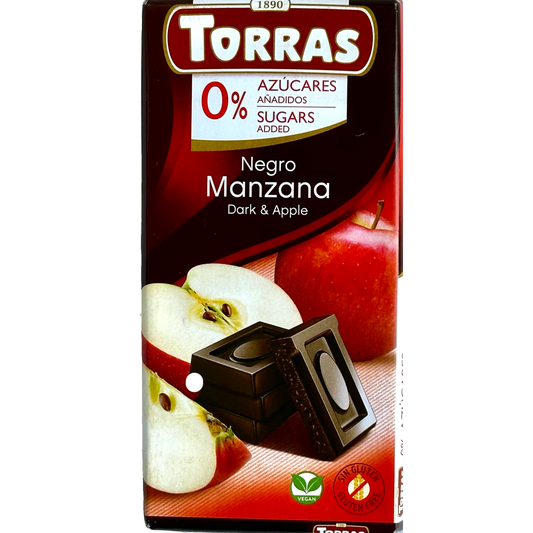 Шоколад Torras «без цукру» яблуко