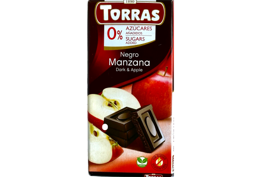 Шоколад Torras «без цукру» яблуко