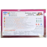 Цукерки атом Kibarzade інжир, фінік, хурма коробка 125г 