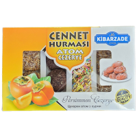Цукерки атом Kibarzade інжир, фінік, хурма коробка 125г 