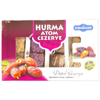 Цукерки атом Kibarzade інжир, фінік, хурма коробка 125г 